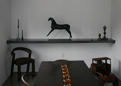 Dining Table and Wall Shelf