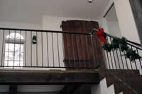 Balcony-staircase railing