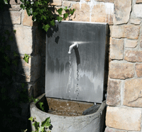 Stainless Steel Grained Fountain